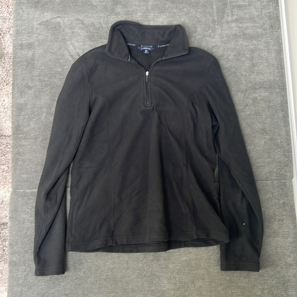 Lands End 3/4 Zip Fleece Pullover